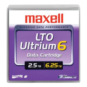 Maxell 229558 2.5TB/6.25TB LTO-6 Data Backup Tape