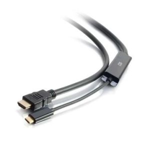 C2G 4.5M (15ft) USB C to HDMI Adapter Cable – 4K - Audio / Video Adapter - Black
