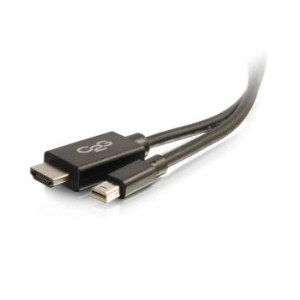 C2G 1m Mini DisplayPort to HDMI Adapter Cable - Mini DP Male to HDMI Female - Black