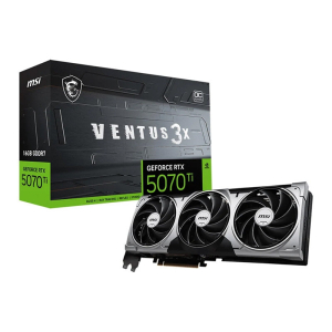 MSI NVIDIA GeForce RTX 5070 Ti 16GB GDDR7 VENTUS 3X OC Graphics Card