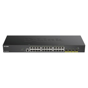 D-Link DGS-1250-28X 28 Port Smart Managed Gigabit Layer 2 Switch with 4 Ports 10G SFP+ Ports