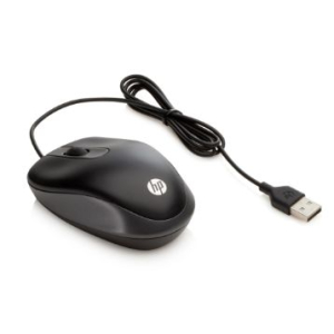 HP G1K28AA USB Travel with 1000 DPI and 3 buttons Wired Optical Mouse