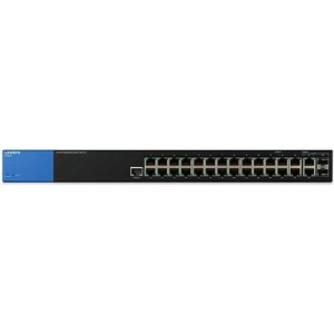 Linksys LGS528 28-Port 10/100/1000Base-T Desktop Managed Gigabit Switch