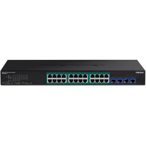 TRENDnet TPE-30284, 28-Port Gigabit Web Smart PoE+ Switch
