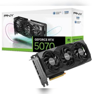 PNY GeForce RTX 5070 12GB GDDR7 Triple Fan Graphic Card