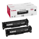 Canon 2662B005 (718BKVP) Toner black, 3.4K pages  5  coverage, Pack qty 2
