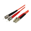 Fiber Optic Cable - Multimode Duplex 50/125 - LSZH - LC/ST - 2 m