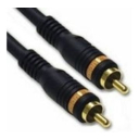 C2G 3m Velocity Digital Audio Coax Cable coaxial cable RCA Black