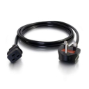C2G Cbl/2m BS1363 to IEC 60320 C19 Pwr Cord Black C19 coupler