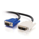 C2G 2m DVI-A M / HD15 M Cable VGA (D-Sub) Black