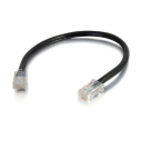 C2G 1m Cat5e Non-Booted Unshielded (UTP) Network Patch Cable - Black