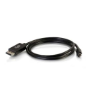 C2G 2m Mini DisplayPort to DisplayPort Adapter Cable 4K UHD - Black