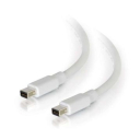 C2G 2m Mini DisplayPort Cable 4K UHD M/M - White