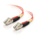 C2G 2m LC/LC LSZH Duplex 50/125 Multimode Fibre Patch Cable fibre optic cable Orange
