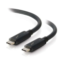C2G 1m Thunderbolt 3 Cable (20Gbps) – Thunderbolt Cable – 4K support – Black