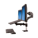 StarTech.com Desk-Mount Monitor Arm with Laptop Stand - Full Motion - Articulating