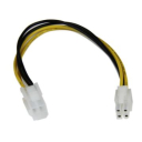 8in ATX12V 4 Pin P4 CPU Power Extension Cable - M/F