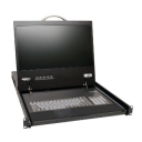 NetCommander 8-Port Cat5 1U Rack-Mount 1+1 User Console KVM Switch with 19-in. LCD and IP Remote Access