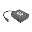 2-Port Mini DisplayPort 1.2 to DisplayPort Multi-Stream Transport (MST) Hub, 3840 x 2160 (4K x 2K) UHD, TAA