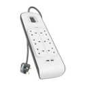 Belkin BSV604AF2M surge protector White 6 AC outlet(s) 2 m