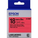 Epson C53S655002 Pastel Label Tape Cartridge LK-5RBP - Black on Red 18mm x 9m