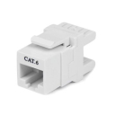 18 Cat 6 Keystone Jack - RJ4 Ethernet Cat6 Wall Jack White - 11 ype