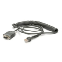 Zebra CBA-R02-C09PAR Cable RS232 9 ft - coiled