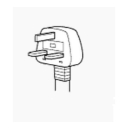 Juniper Networks Networks CBL-JX-PWR-UK UK 3-Prong Standard Power Cord