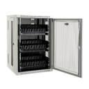 48-Device USB Charging Station Cabinet with Sync for iPad and Android Tablets, Wall-Mount and Cart Options, White