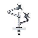 Dual Full Motion Flex Arm Desk Clamp for 13" to 27" Monitors
