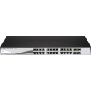 D-Link DGS-1210-28P Web Smart 24-Port GIGABIT POE Switch with 4 SFP Slots, Green