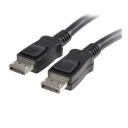 3 ft DisplayPort 1.2 Cable with Latches M/M DisplayPort 4k
