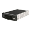 Black Aluminum 5.25in Professional SATA Hard Drive Mobile Rack Drawer
