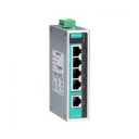 Moxa Unmanaged Industrial Ethernet Switch, 5 x 10/100Base-TX, RJ45, IP30 Metal Housing, Class 1, Div. II Rated, -40 to +75 deg. C.