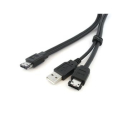 3 ft eSATA and USB A to Power eSATA Cable - M/M