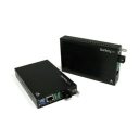 StarTech.com 10/100 Mbps Ethernet Single Mode WDM Fiber Media Converter Kit SC 20km