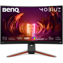 Benq Mobiuz Ex3210R 32 Inch 2K Qhd Curved Gaming Monitor, 165Hz,1Ms, 1000R Curve, Hdri, Dual Speakers + Subwoofer, Freesync Premium Pro, Eye-Care Height/Tilt Adjustable Stand, Hdmi Display Port