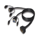 OmniView ENTERPRISE Series Dual-Port PS/2 KVM Cable