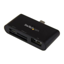 On-the-Go USB card reader for mobile devices - supports SD   Micro SD cards