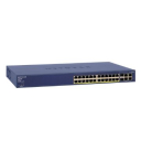 Netgear FS728TP-100EUS network switch Managed Fast Ethernet (10/100) Blue Power over Ethernet (PoE)