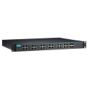 Moxa Layer 3 Full Gigabit Managed Ethernet Switch with 20 x 100/1000BaseSFP Slots and 4 x 10/100/1000BaseT(X
