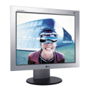 L1730B 17" TFT Monitor Silver