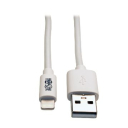 USB Sync/Charge Cable with Lightning Connector, White, 3.05 m