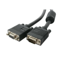 25 ft Coax High Resolution VGA Monitor Extension Cable - HD15 M/F