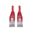 Cat5e 350MHz Snagless Molded Patch Cable (RJ45 M/M) - Red, 2.13 m