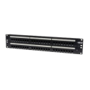 48-Port 2U Rack-Mount Cat5e 110 Patch Panel, 568B, RJ45 Ethernet