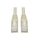 Cat6 Gigabit Snagless Molded Patch Cable (RJ45 M/M) - White, 5-ft.