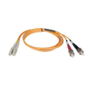 Tripp Lite N318-01M fiber optic cable 39.4" (1 m) LC ST OM1 Orange