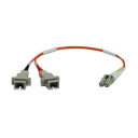 Duplex Multimode 62.5/125 Fiber Adapter (LC-SC M/F) 0.3M (1-ft.)