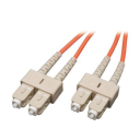 Duplex Multimode 50/125 Fiber Patch Cable (SC/SC), 2M